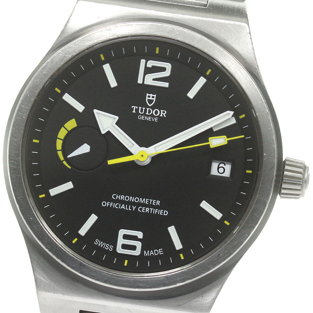 TUDOR North Flag 91210N Power reserve date black Dial Automatic Men's_840383