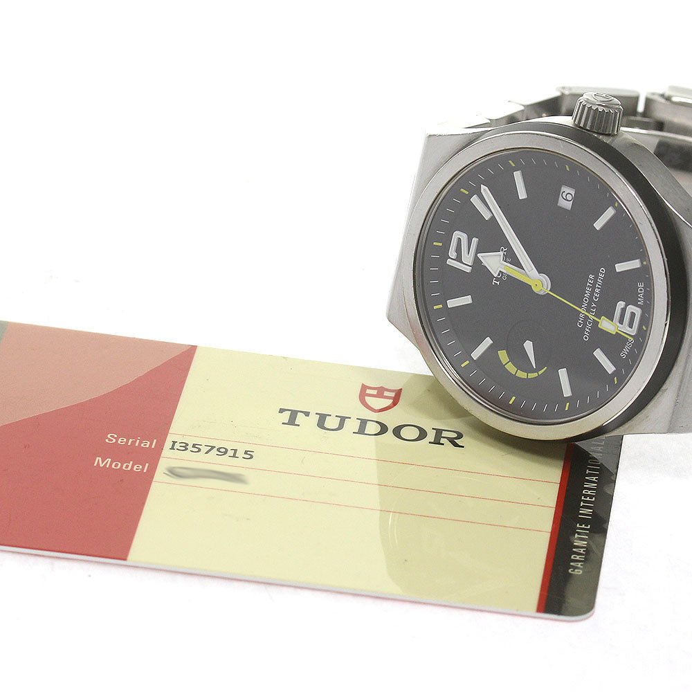 TUDOR North Flag 91210N Power reserve date black Dial Automatic Men's_840383