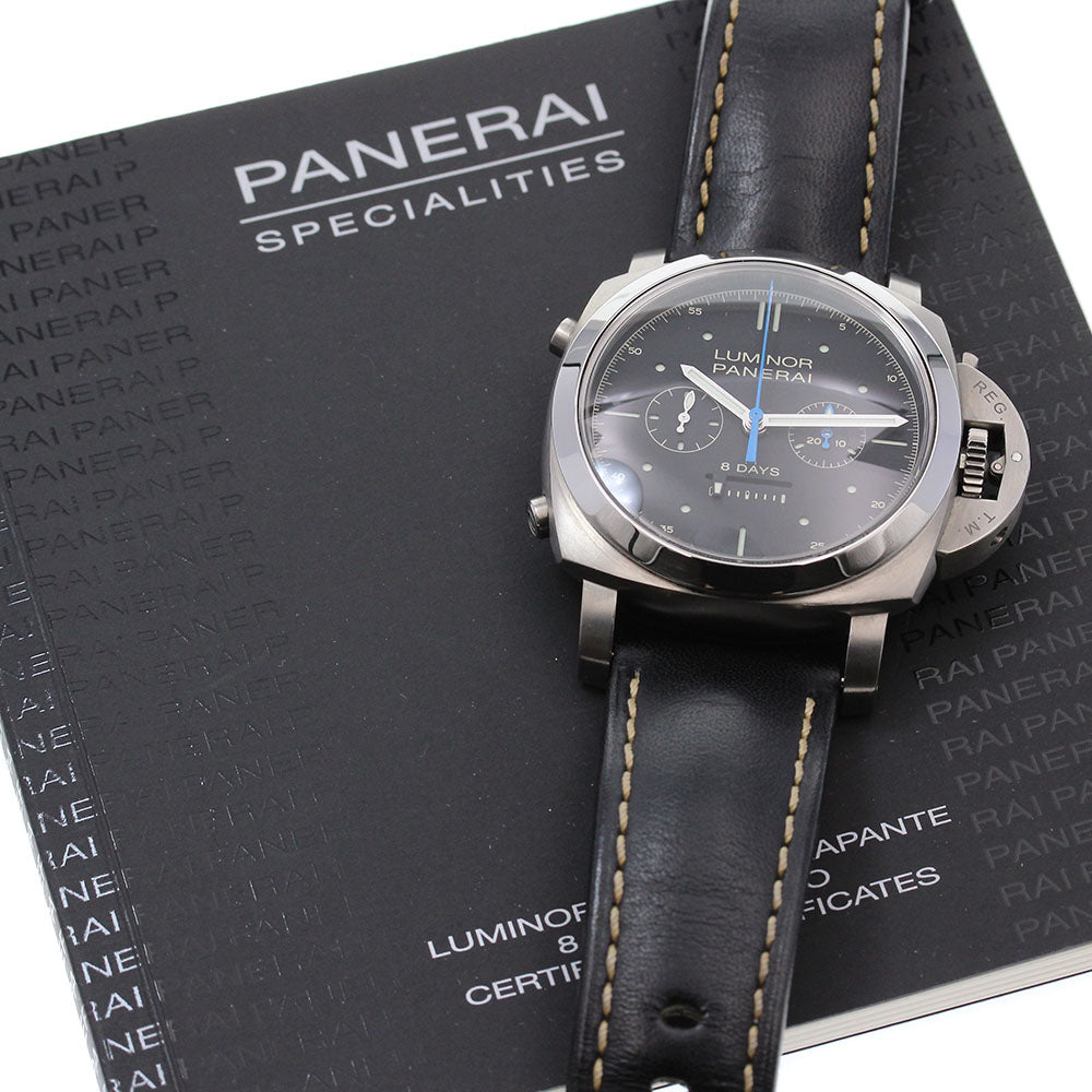 PANERAI Luminor 1950 Rattrapante 8 Days Titanio PAM00530 HW Men's Watch_840387