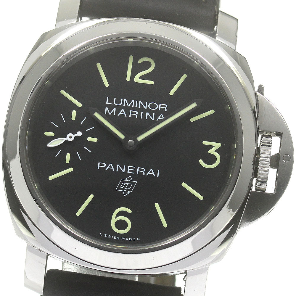 PANERAI Luminor marina logo PAM00776 black Dial Hand Winding Men's Watch_840389