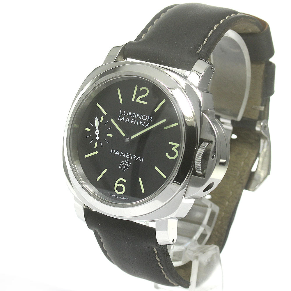 PANERAI Luminor marina logo PAM00776 black Dial Hand Winding Men's Watch_840389