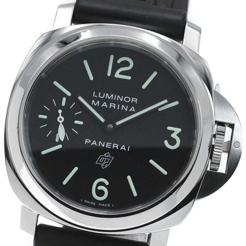 PANERAI Luminor Marina Logo Acciaio PAM01005 Hand Winding Men's Watch_840394