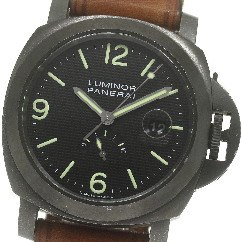 PANERAI Luminor Power Reserve PAM00028 black Dial Automatic Men's Watch_840397