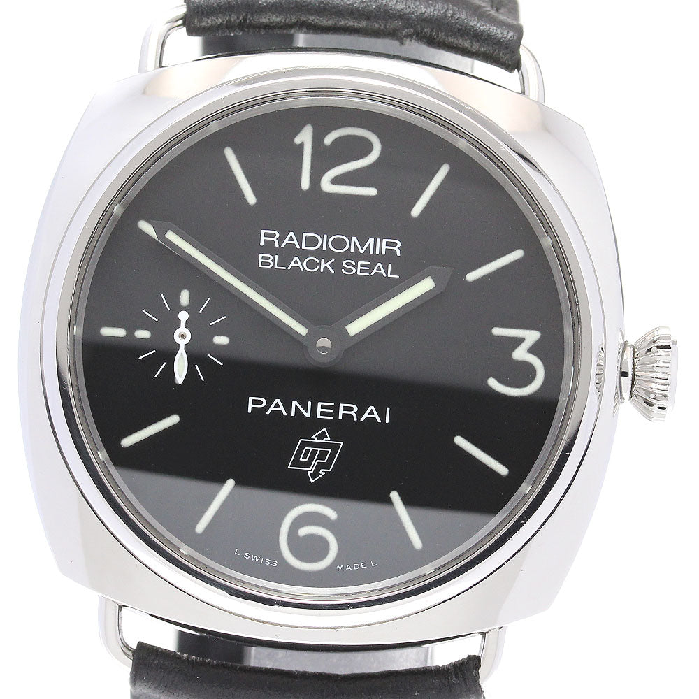 PANERAI Radiomir Black Seal Logo PAM00380 Small seconds black Dial Hand Winding Men's Watch_840398