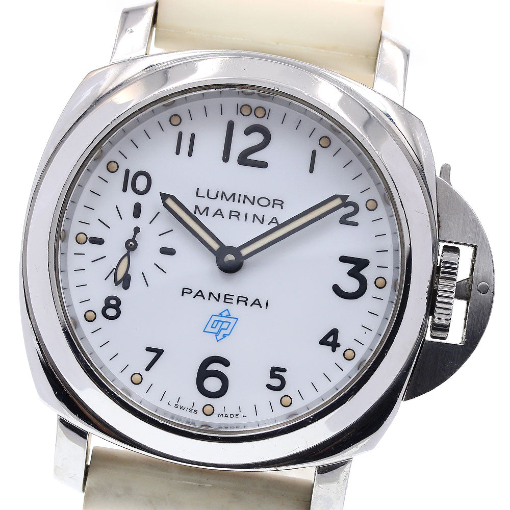 PANERAI Luminor Marina  Acciaio  PAM00660 white  Hand Winding Men's Watch_840401