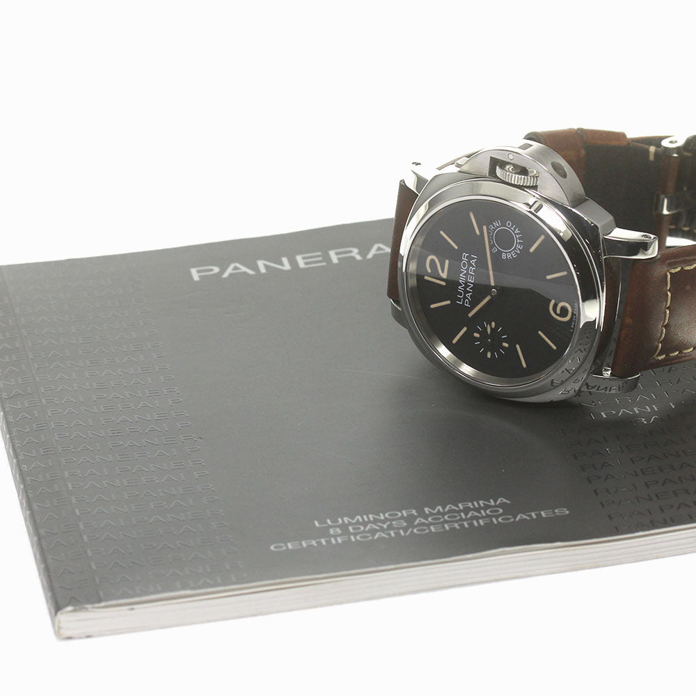 PANERAI Luminor Marina PAM00590 8 Days Hand Winding Men's Watch_840406