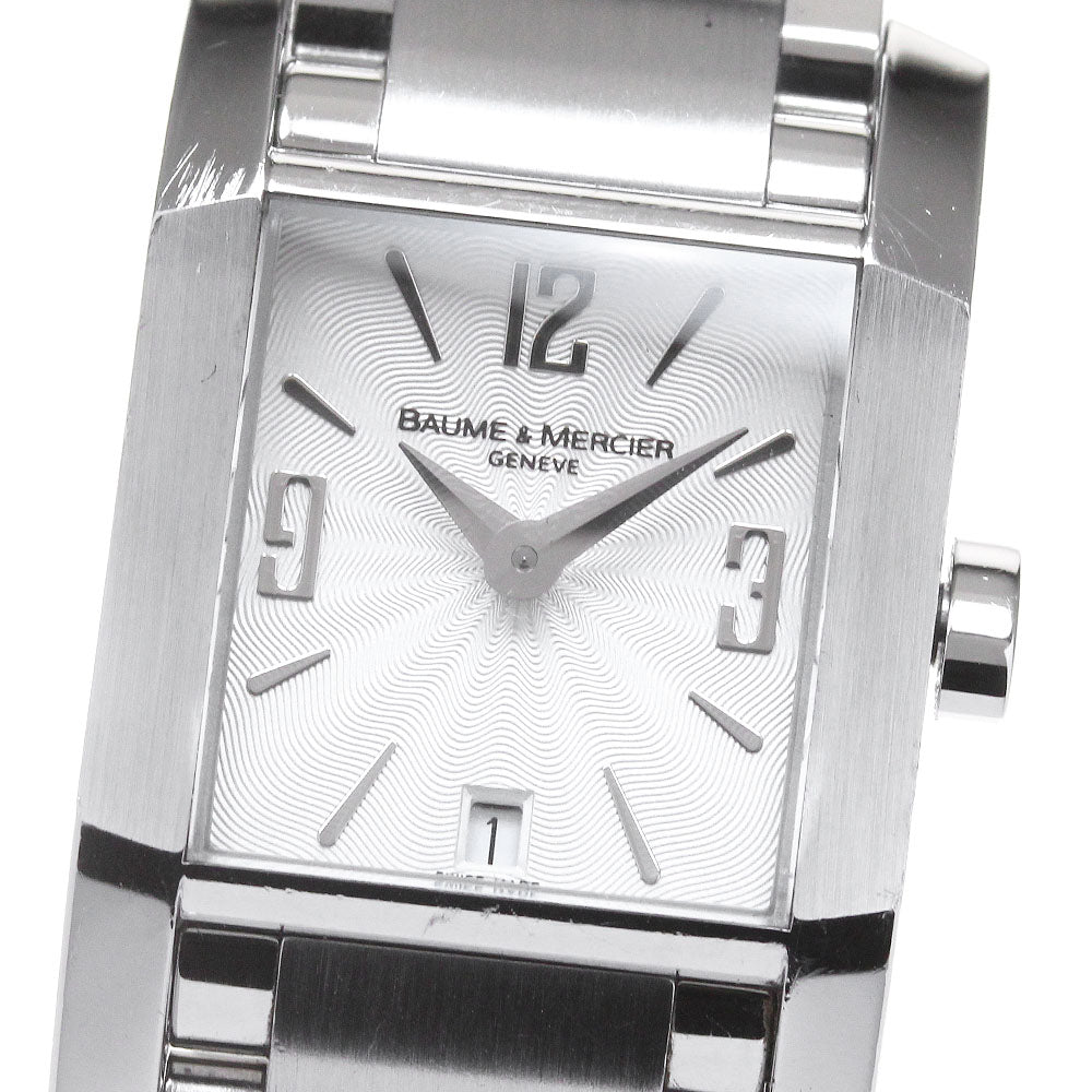 Baume & Mercier Diamant 65488 Date Silver Dial Quartz Ladies Watch_840437