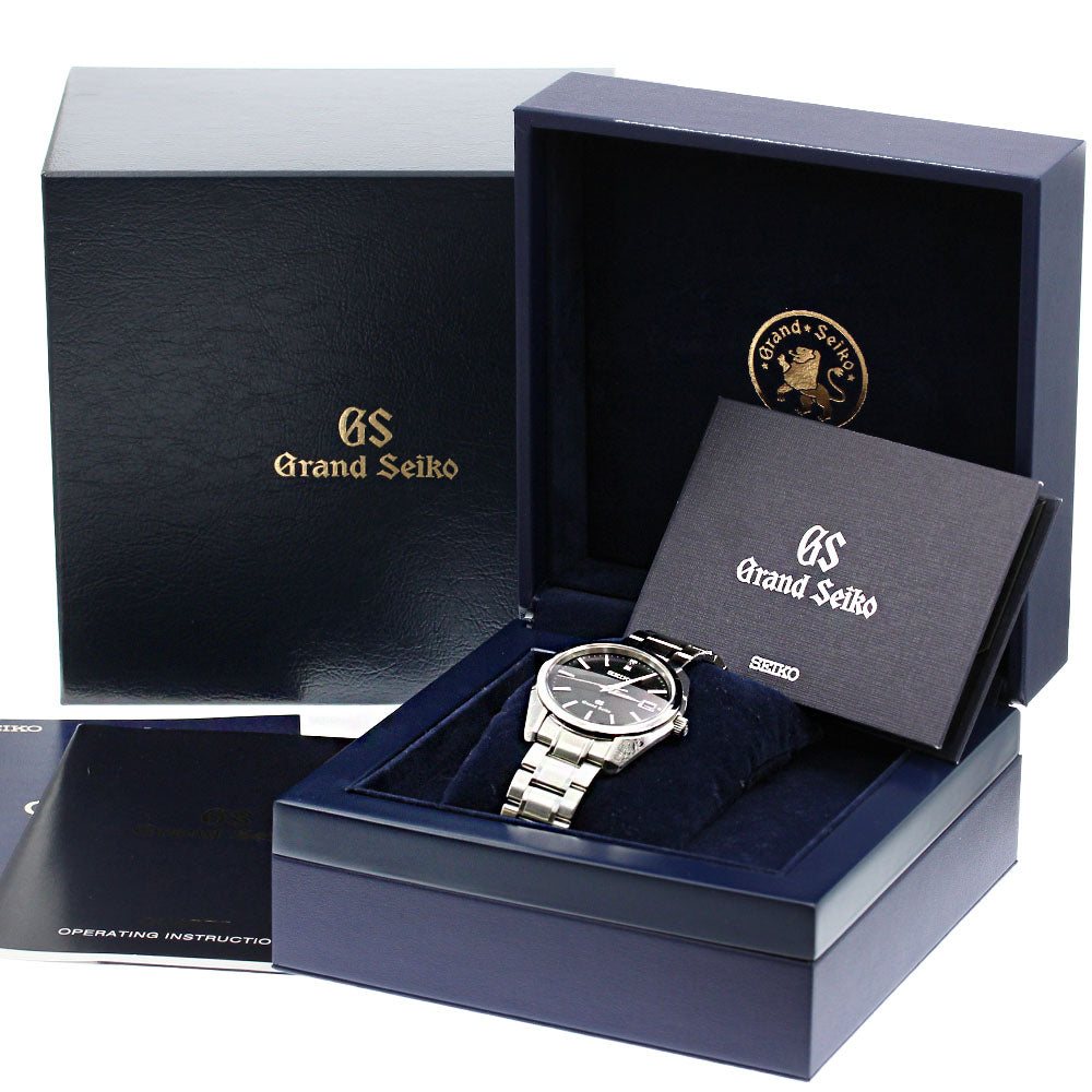 SEIKO Grand Seiko SBGV007/9F82-0AA0 Date black Dial Quartz Men's Watch_840440