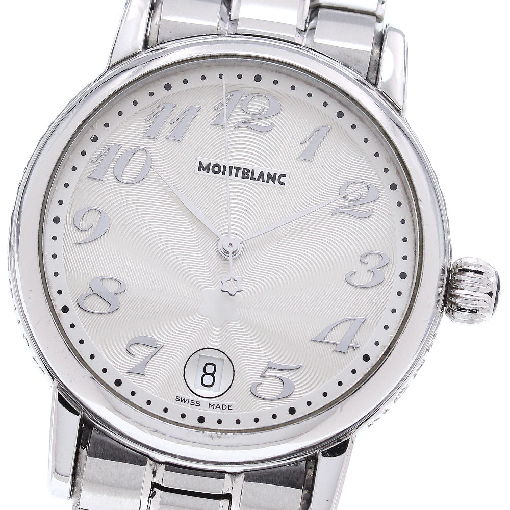 MONTBLANC Meisterstück 7042 Date Silver Dial Quartz Men's Watch_840448