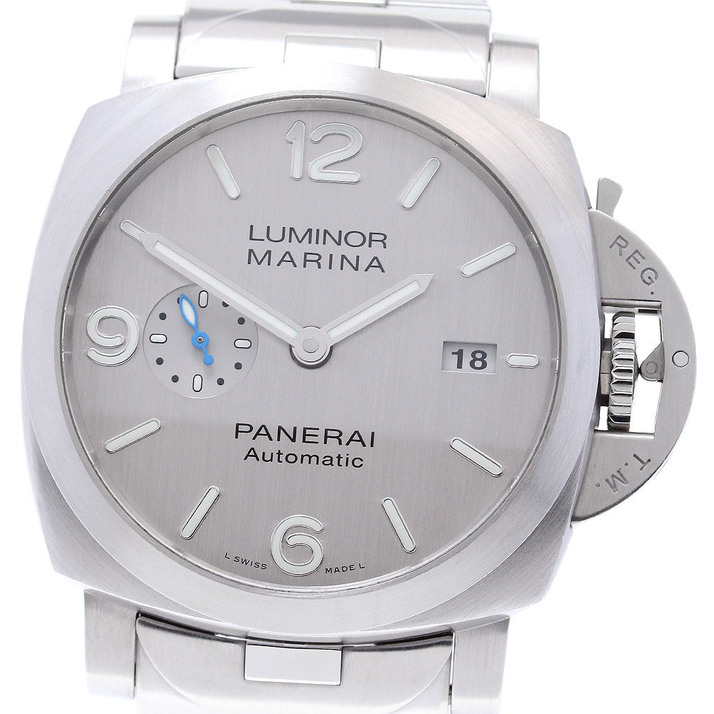 PANERAI Luminor Marina PAM00978 Date Silver Dial Automatic Men's Watch_840583