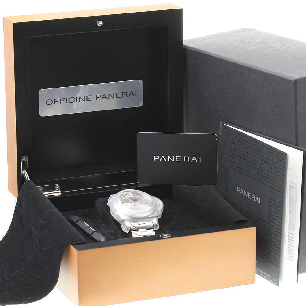 PANERAI Luminor Marina PAM00978 Date Silver Dial Automatic Men's Watch_840583