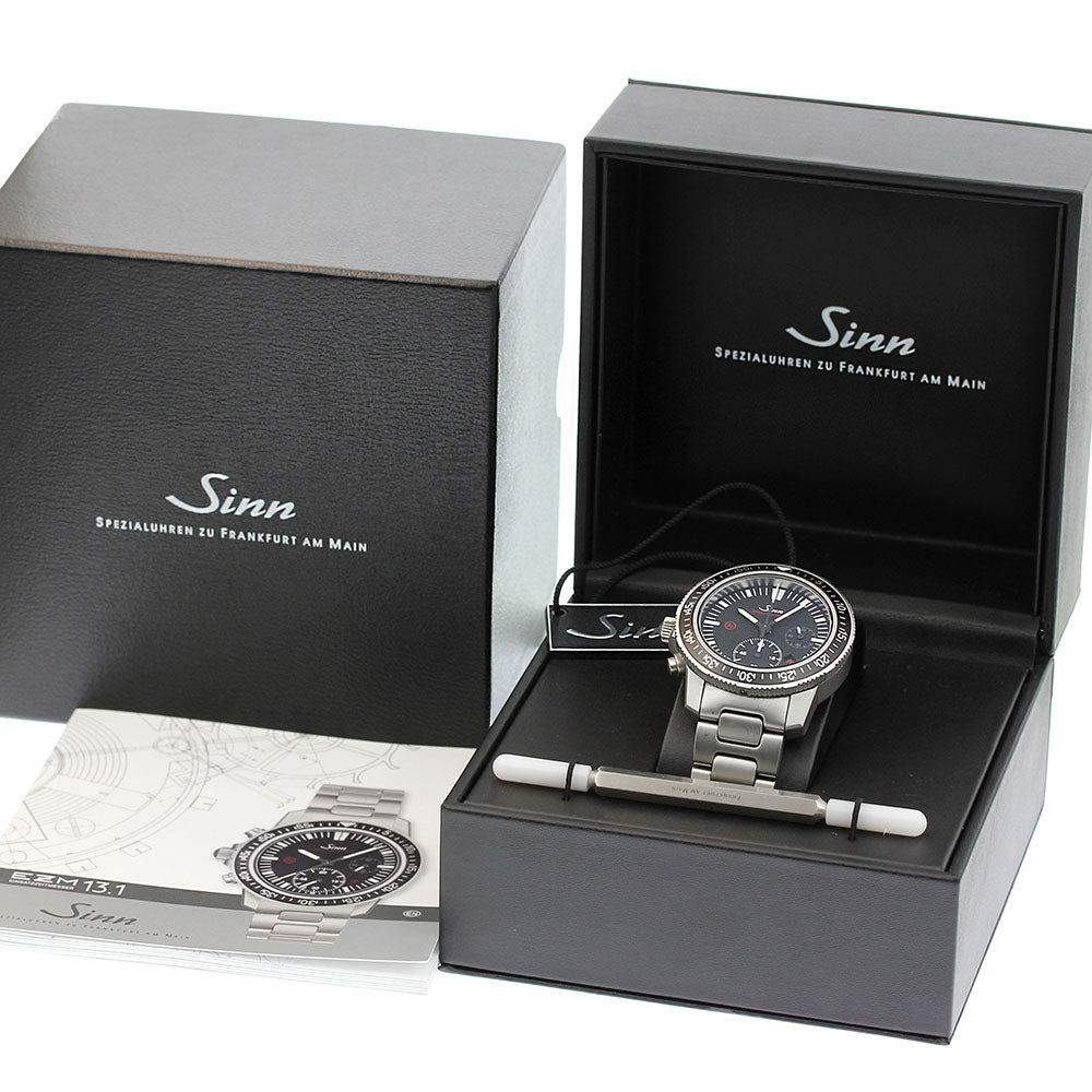 Sinn EZM13.1 M 613 Chronograph Date Black Dial Automatic Men's Watch_840586