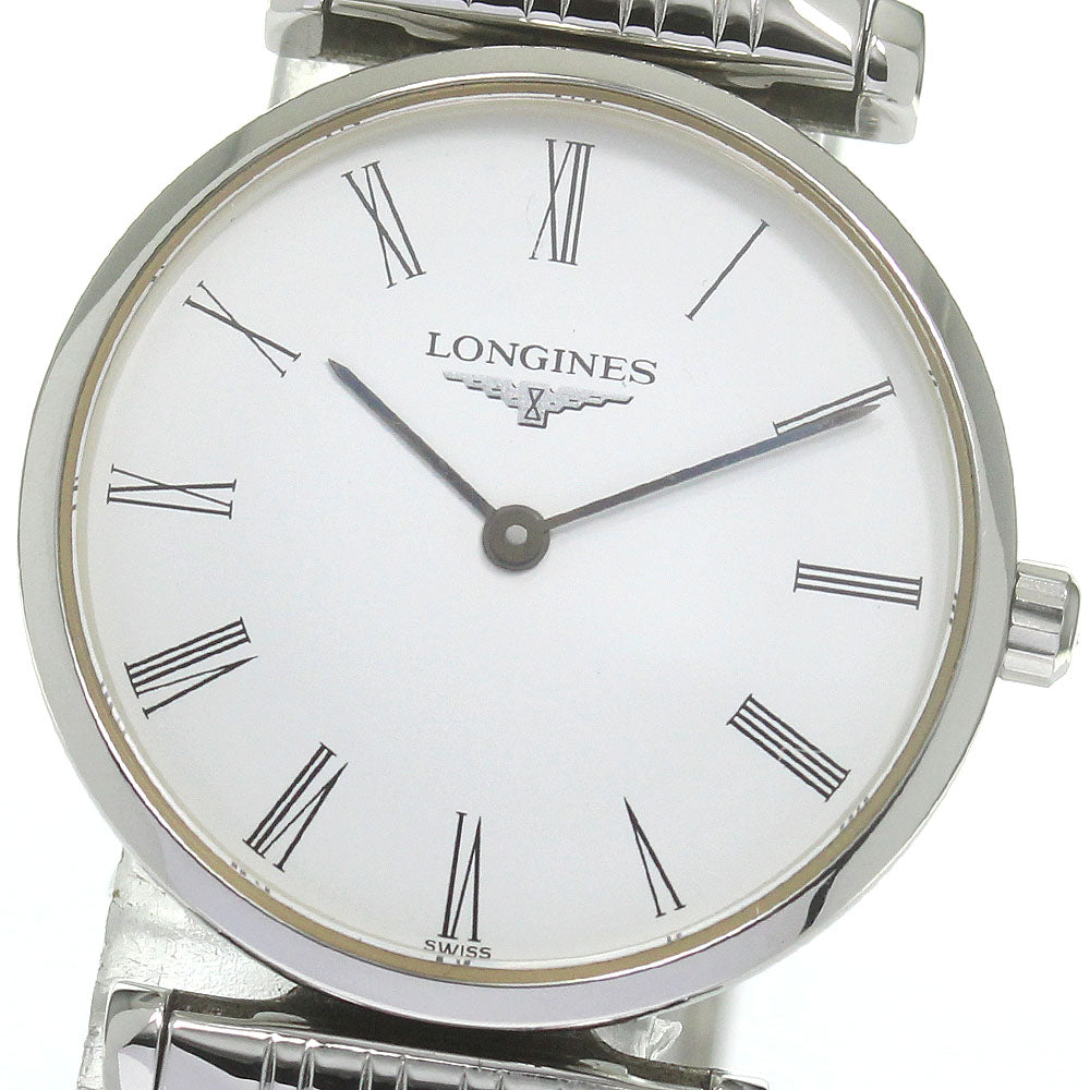 LONGINES Grand classic L4.209.4 White Dial Quartz Ladies Watch_840671