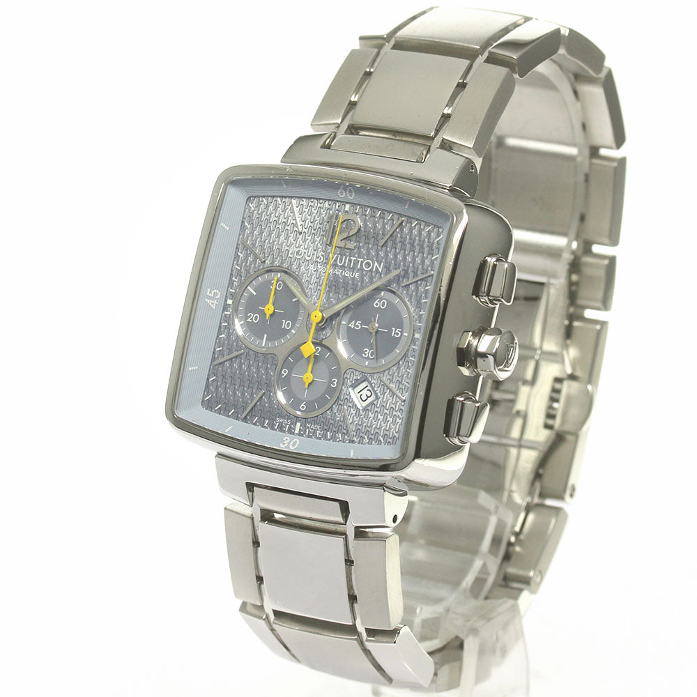 LOUIS VUITTON Speedy Q2121 Chronograph Ice blue Dial Automatic Men's_840675