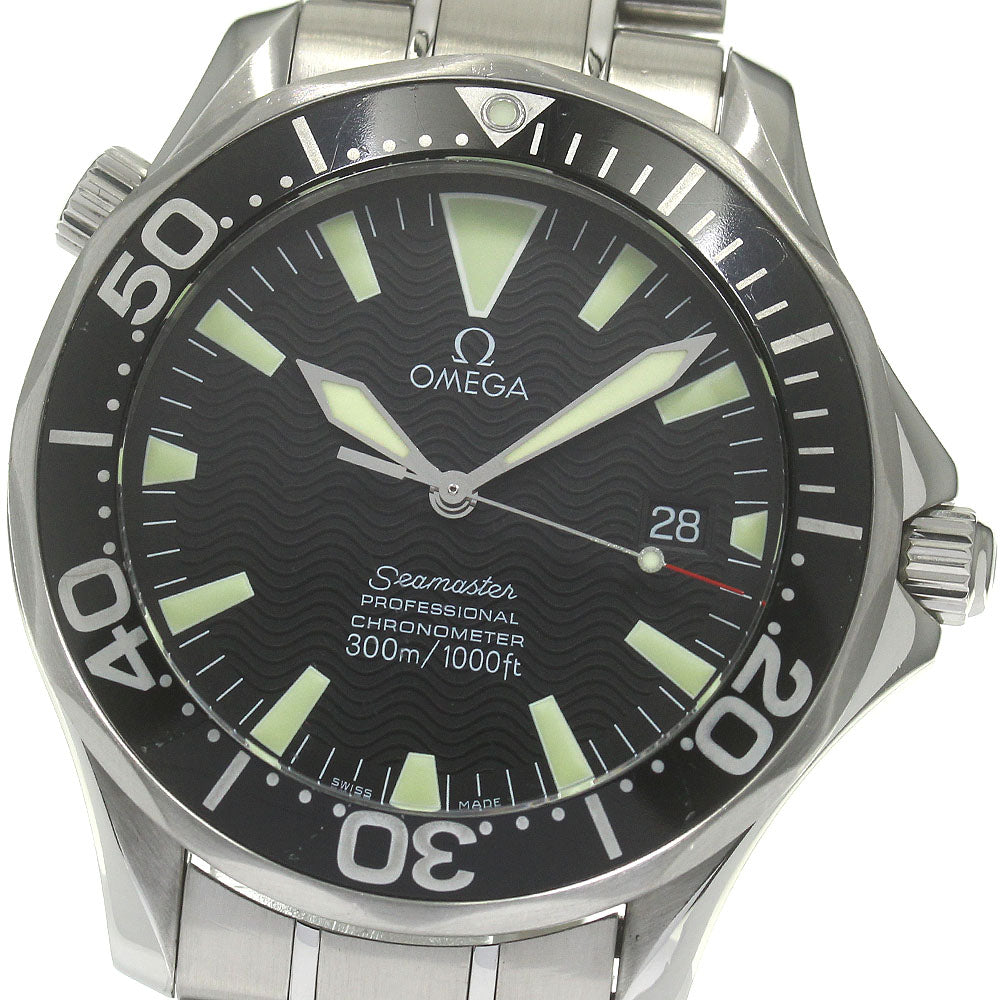 OMEGA Seamaster300 2254.50 Date black Dial Automatic Men's Watch_840692