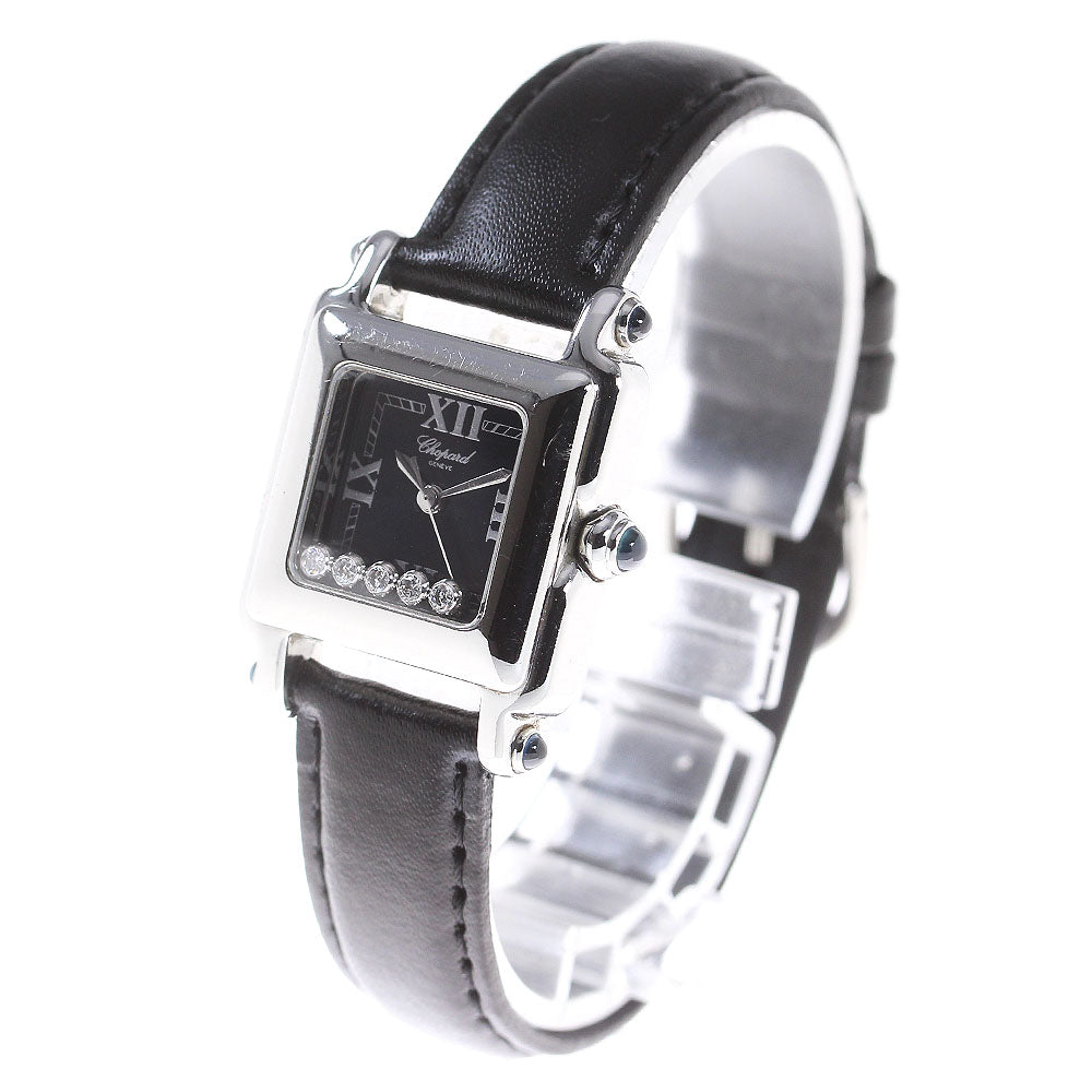 Chopard Happy sports 27/8892-23 Square 5P Diamond Navy Dial Quartz Ladies_840716