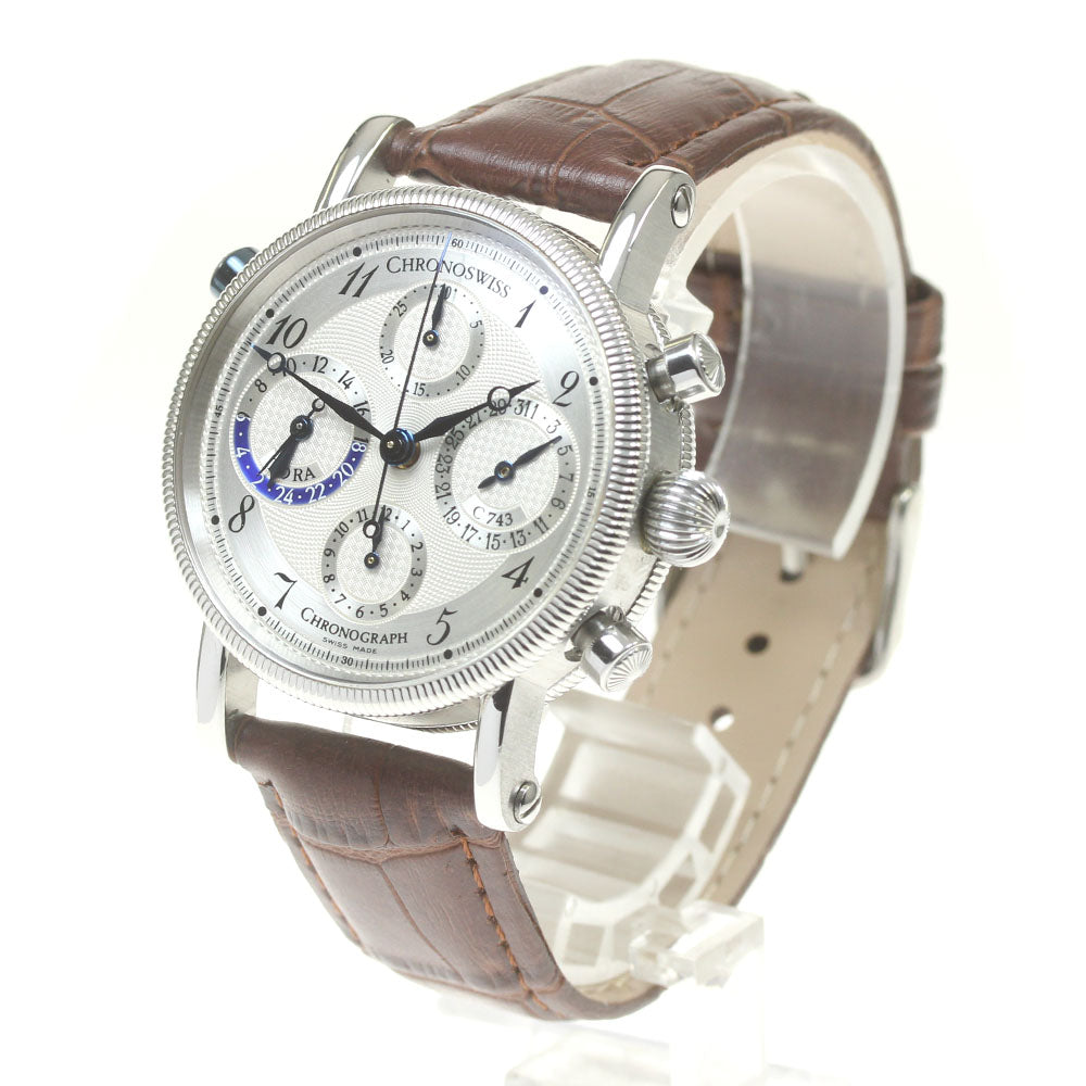Chronoswiss CH7423 Chronograph Silver Dial Automatic Men's Watch_840749