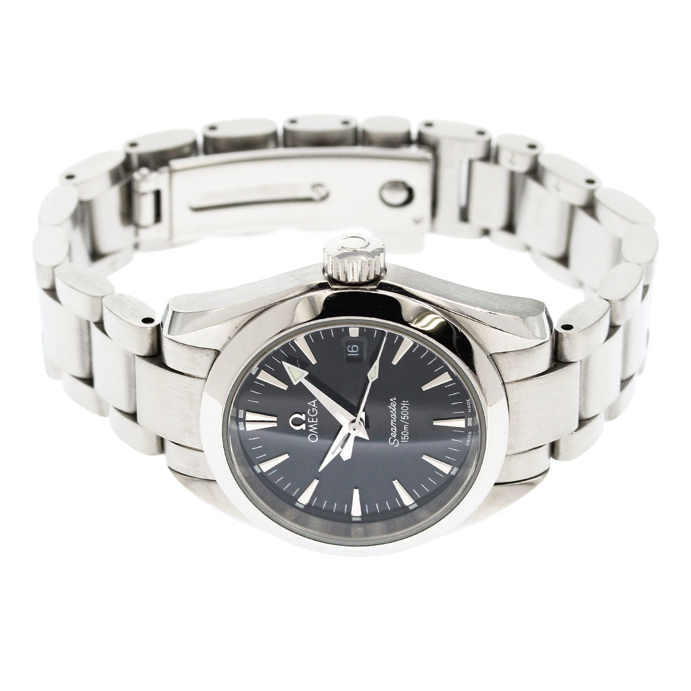 OMEGA Seamaster Aqua Terra 2577.50 Date Black Dial Quartz Ladies Watch_840771