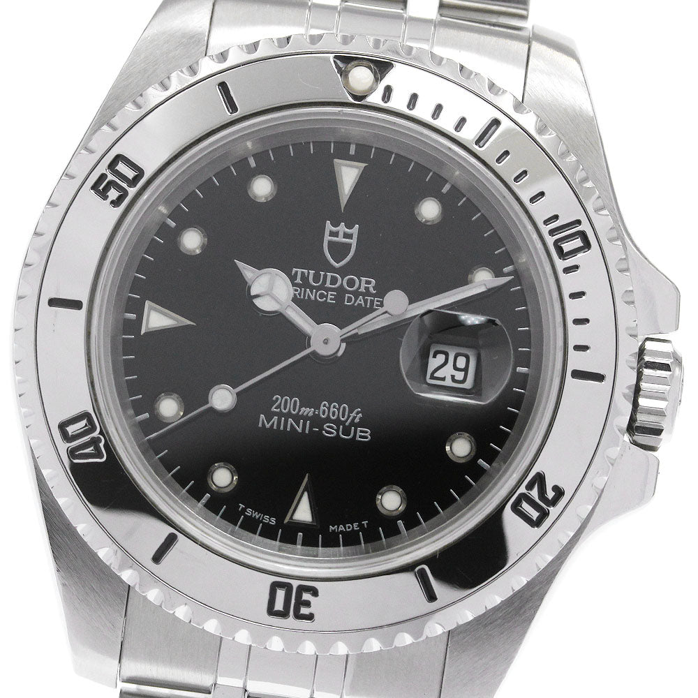 TUDOR Prince Date Mini Sub 73190 Cal.2671 black Dial Automatic Boy's_840800