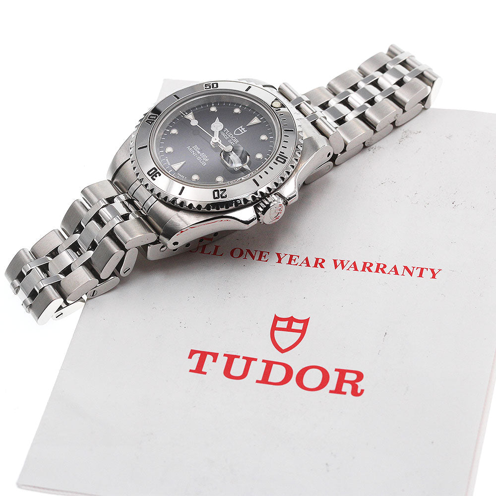 TUDOR Prince Date Mini Sub 73190 Cal.2671 black Dial Automatic Boy's_840800