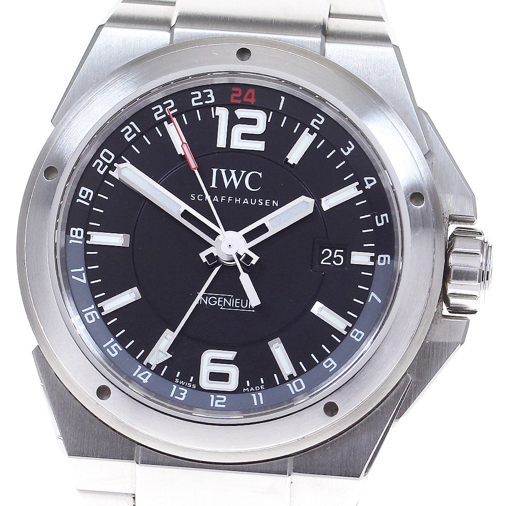 IWC SCHAFFHAUSEN Ingenieur dual time IW324402 GMT Automatic Men's Watch_840821