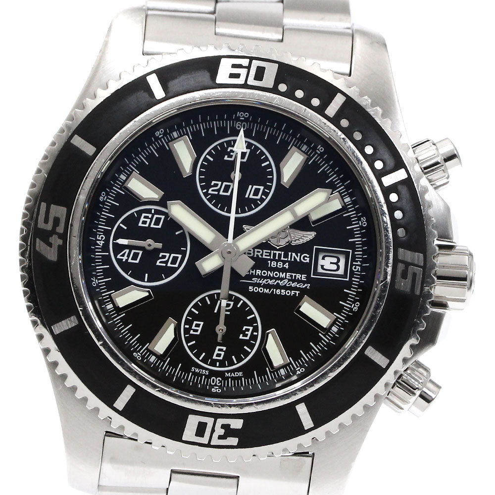 BREITLING Super Ocean A13341 Chronograph black Dial Automatic Men's Watch_840828