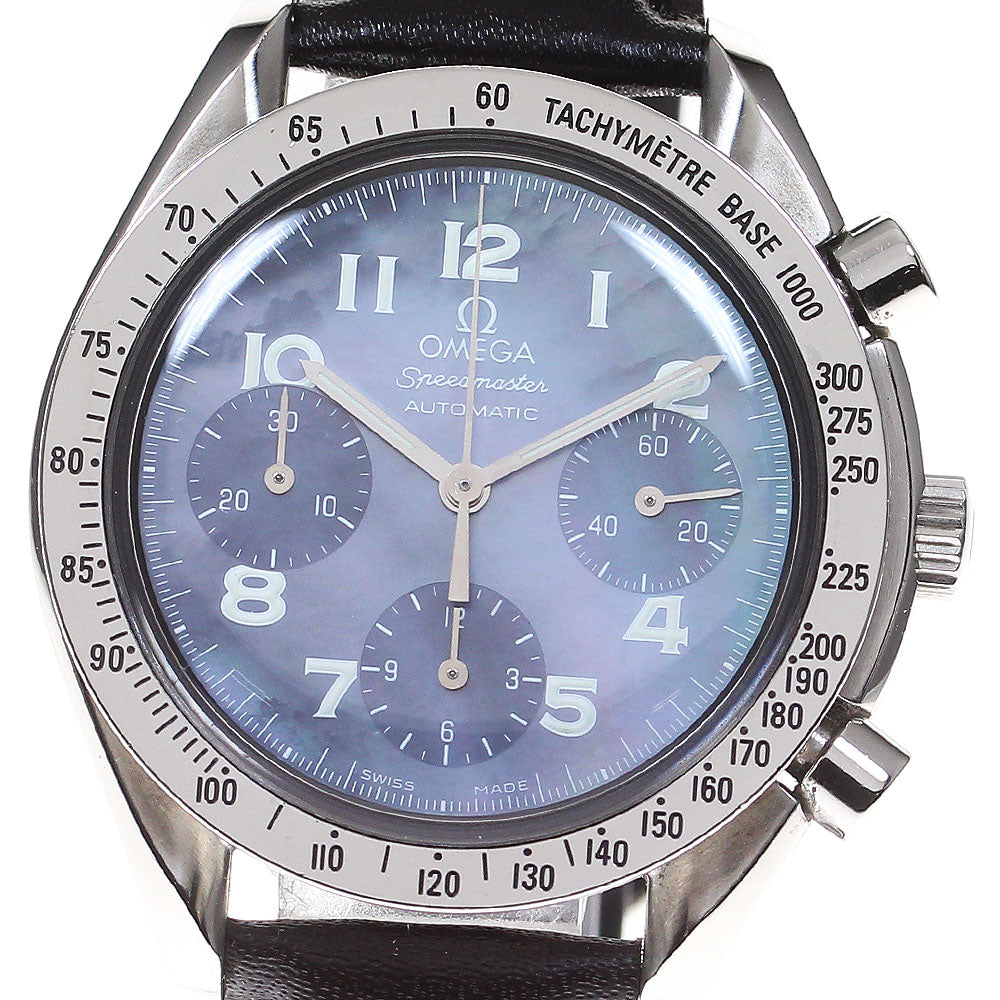 OMEGA Speedmaster 3502.73 Chronograph Blue shell Dial Automatic Men's _840849