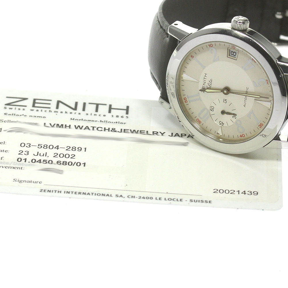 ZENITH Port Royale Elite 01/02.0450.680 Silver Dial Automatic Men's Watch_840876