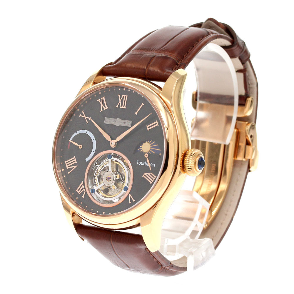 MEMORIGIN Navigator MO1001G Tourbillon Black Dial Hand Winding Men's _840889