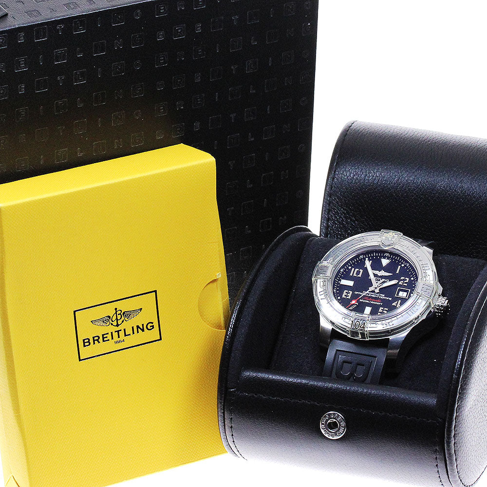 BREITLING Avenger II Seawolf A17331 Date black Dial Automatic Men's Watch_841344