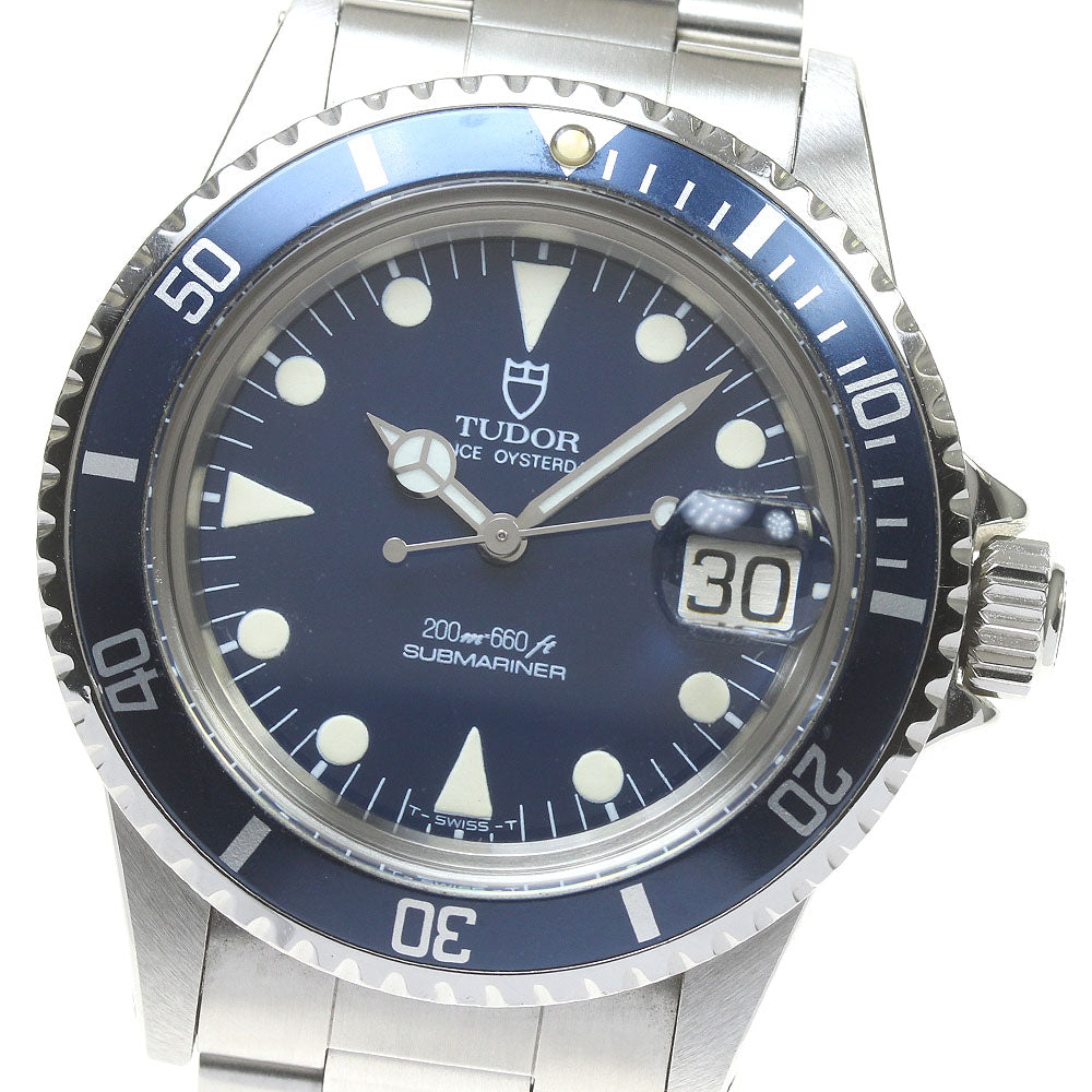 TUDOR Submariner Prince Oyster Date 76100 Cal.2824-1 Navy Dial AT Men's_841415