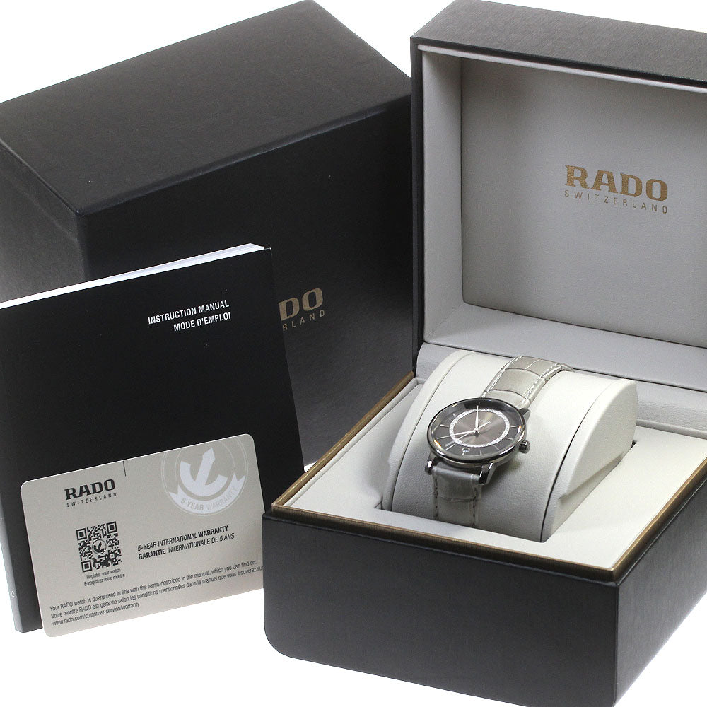 RADO Diamond master R14064715 Date gray Dial Quartz Ladies Watch_841460