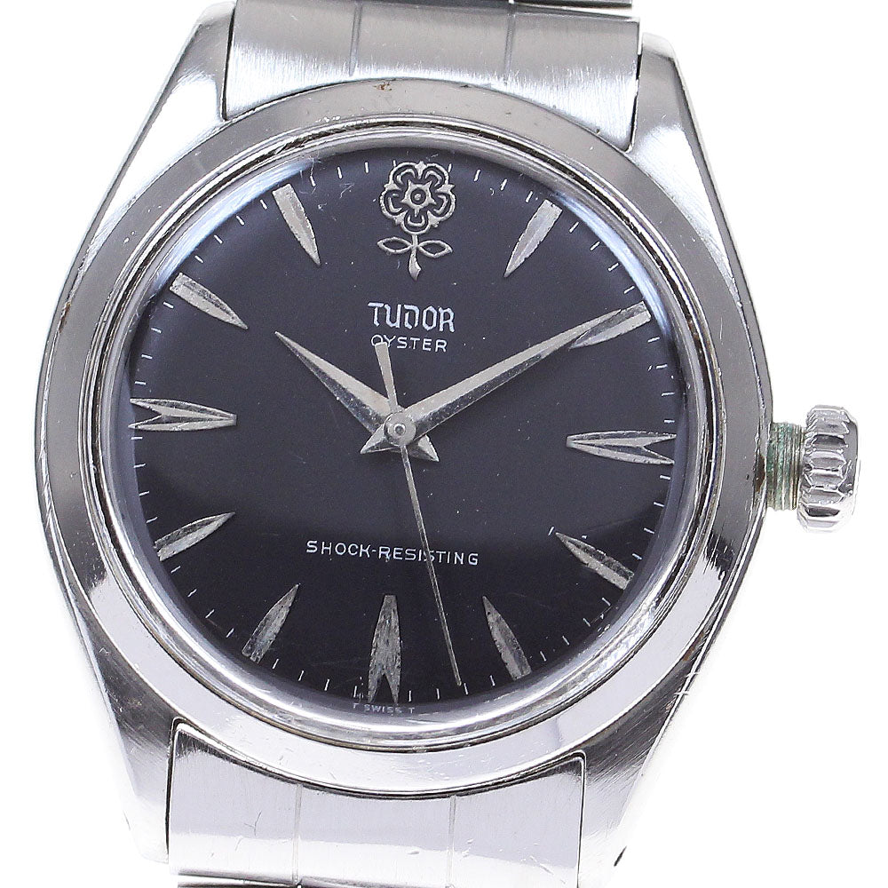 TUDOR Oyster Decabala 7934 Cal. Unknown black Dial Hand Winding Men's Watch_841478