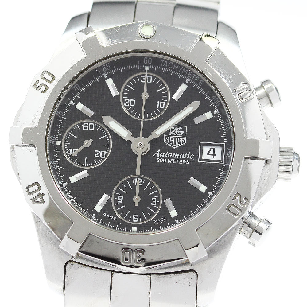 TAG HEUER Exclusive CN2111-0 Chronograph Date black Dial Automatic Men's_841488