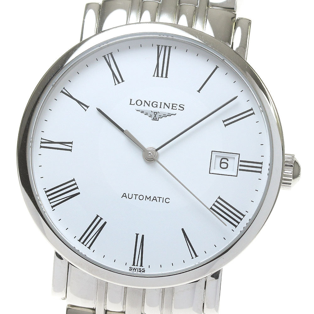 LONGINES Elegant collection L4.810.4 Date white Dial Automatic Men's_841490