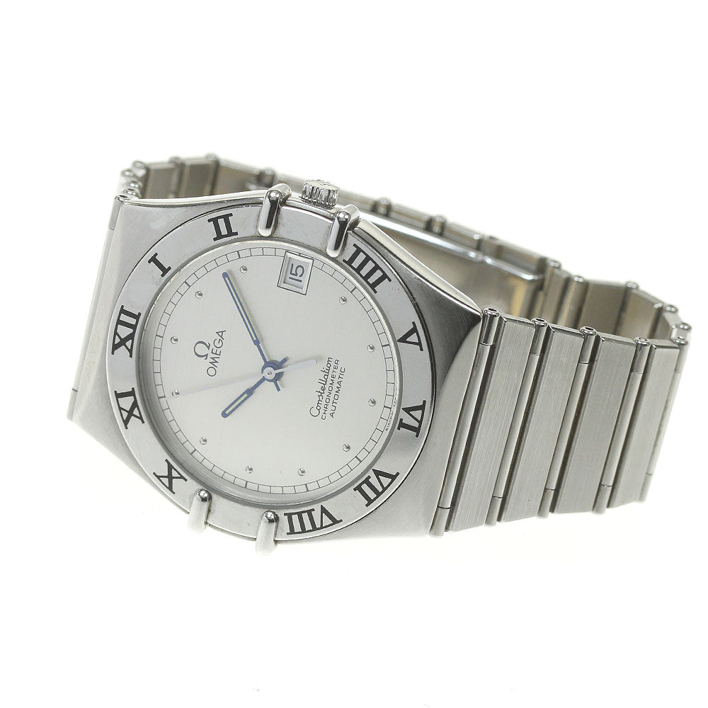 OMEGA Constellation Date Flat bezel Silver Dial Automatic Men's Watch_841494