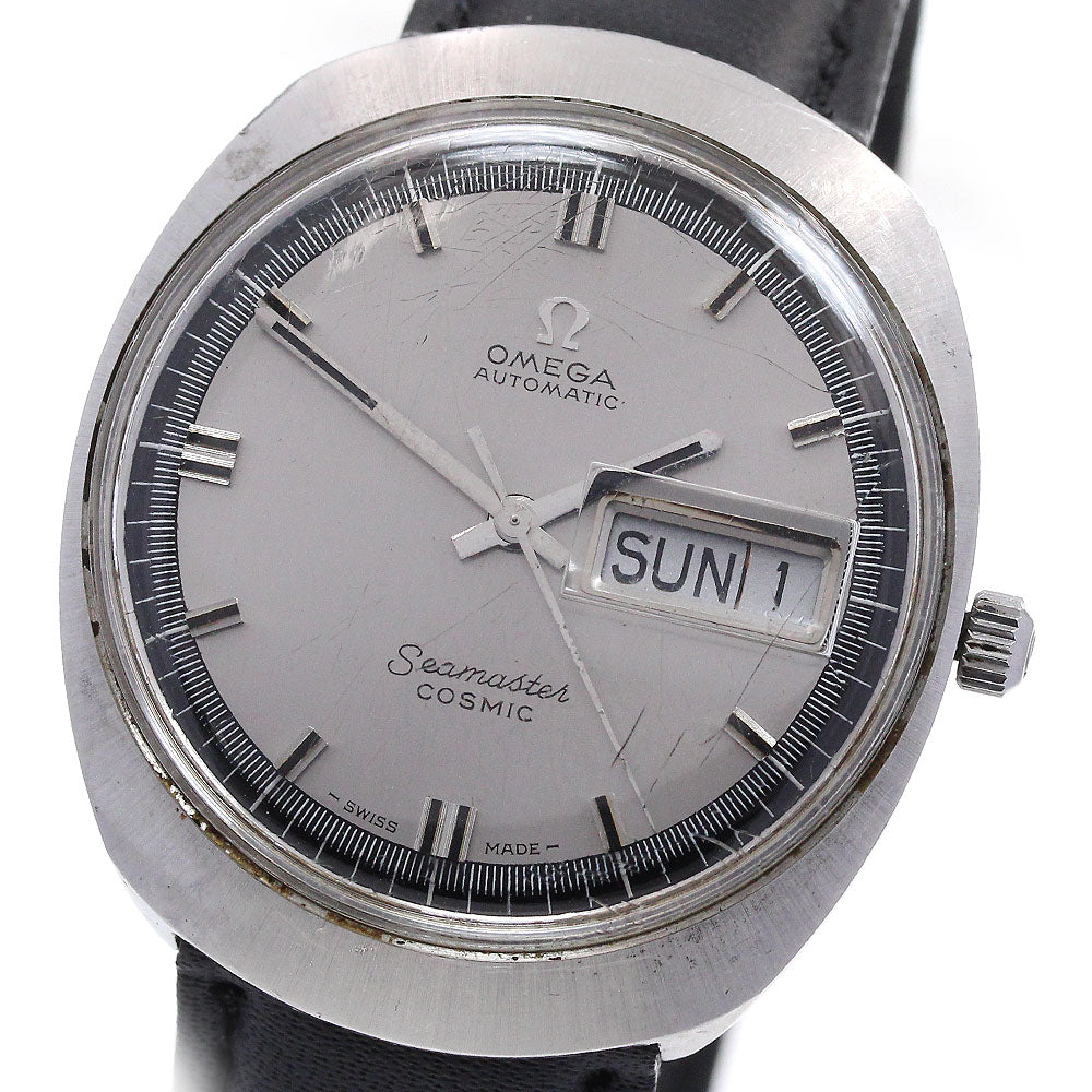 OMEGA Seamaster Cosmic Day date Silver Dial Automatic Men's Watch_841532