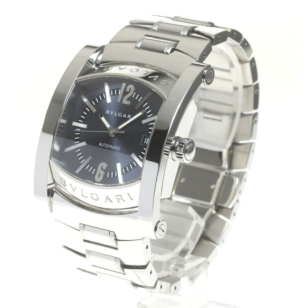 BVLGARI Assioma AA48S Date Gray Dial Automatic Men's Watch_841623