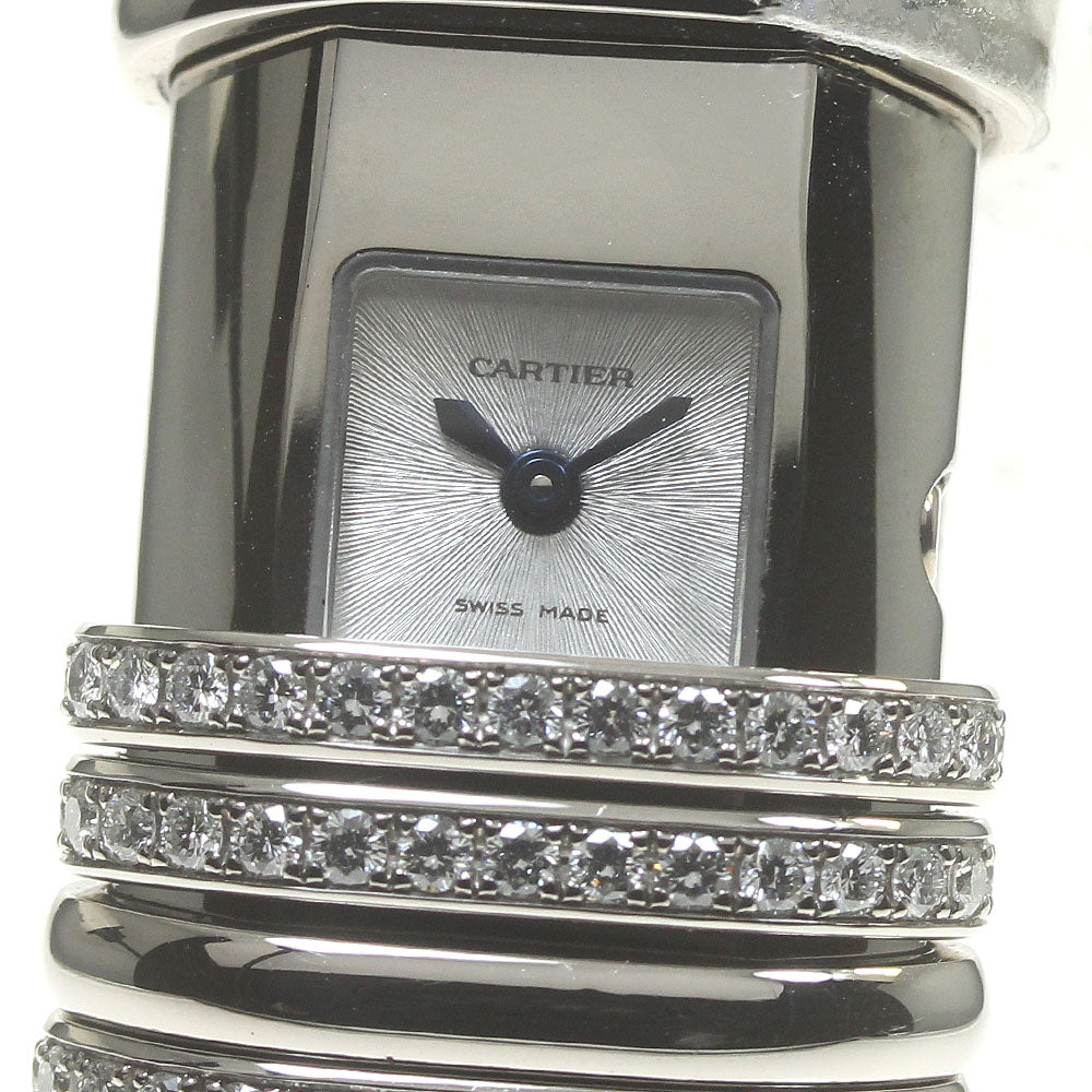 CARTIER Declaration WT000450 diamond Silver Dial Quartz Ladies Watch_841639
