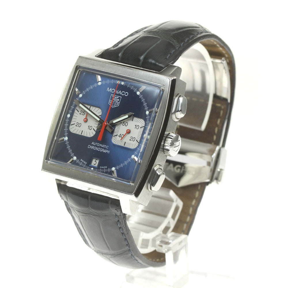 TAG HEUER Monaco CW2113 Chronograph blue Dial Automatic Men's Watch_841647