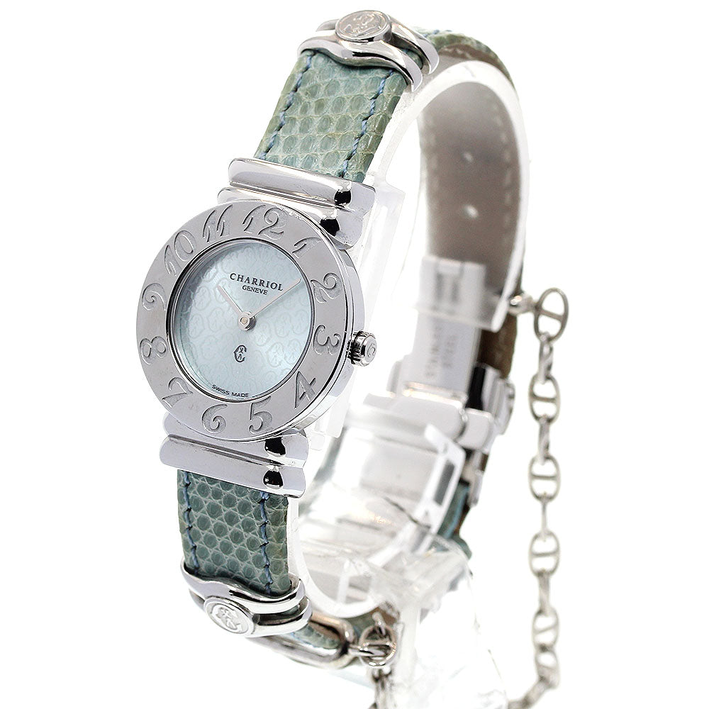 PHILIPPE CHARRIOL Saint Tropez 028A blue Dial Quartz Ladies Watch_841656