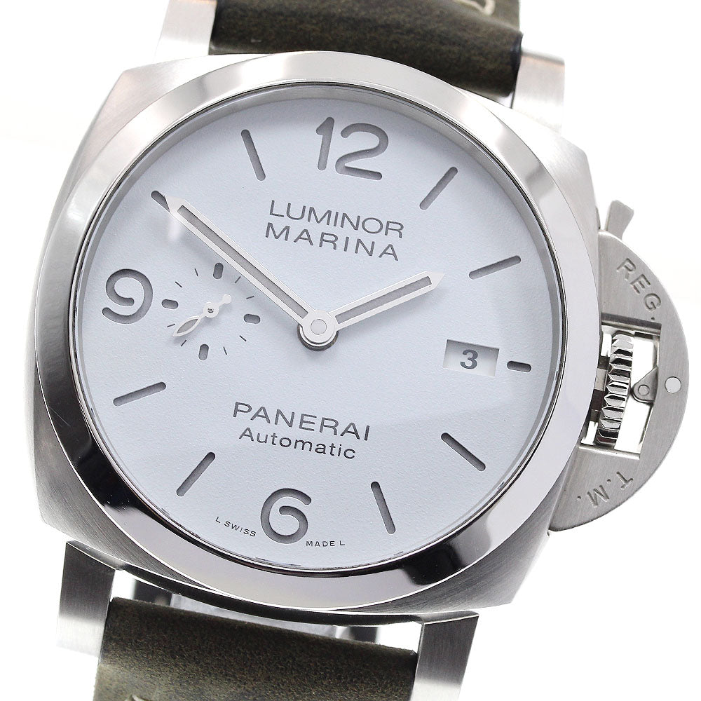 PANERAI Luminor Marina PAM01314 Small seconds white Dial Automatic Men's_841657