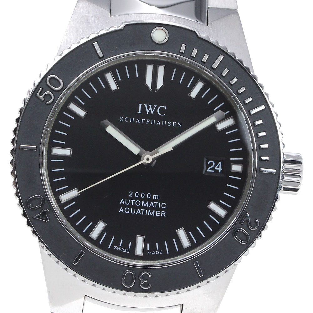 IWC SCHAFFHAUSEN GST aqua timer IW353602 black Dial Automatic Men's Watch_841696