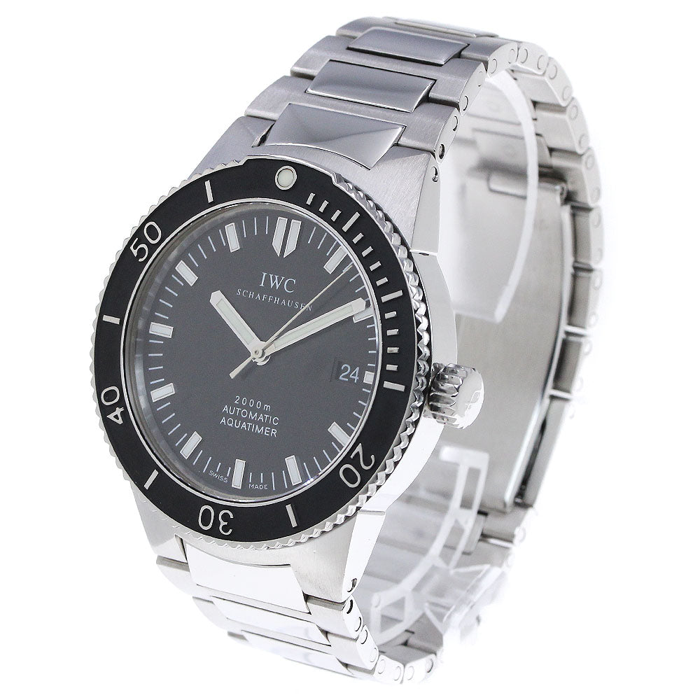 IWC SCHAFFHAUSEN GST aqua timer IW353602 black Dial Automatic Men's Watch_841696