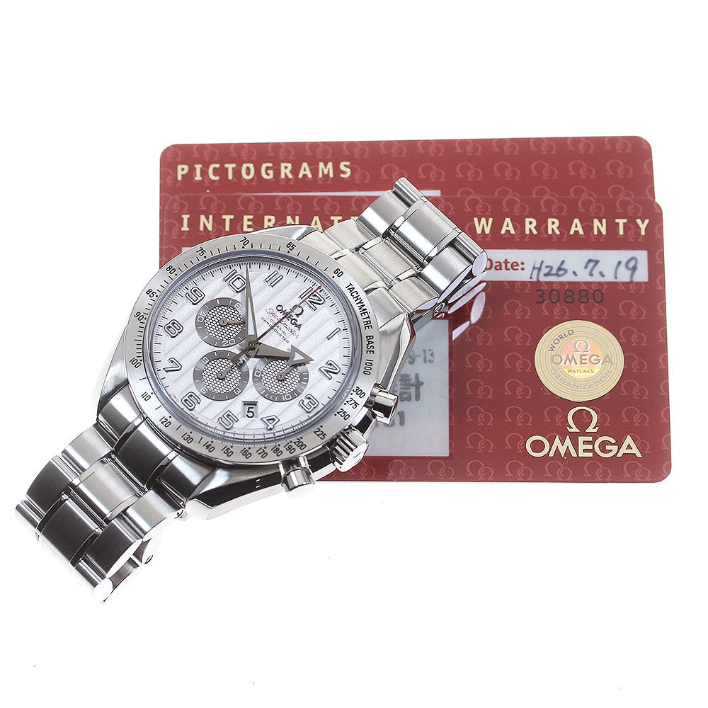 OMEGA Speedmaster Broad Arrow 321.10.44.50.02.001 Chronograph Silver Dial Automatic Men's Watch_841699
