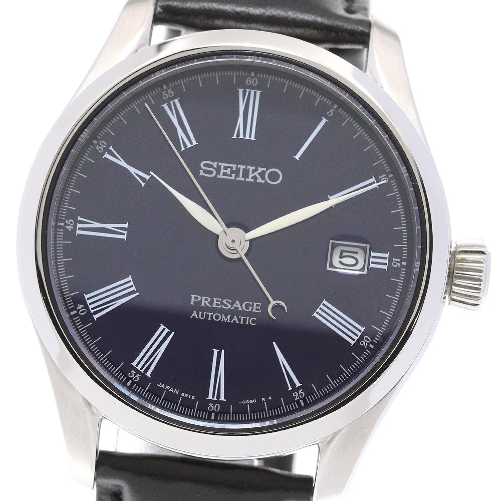 SEIKO Presage Blue Enamel model SARX053/6R15-03V0 Date Automatic Men's_841720