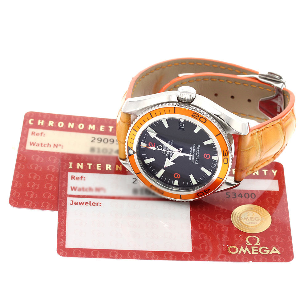 OMEGA Seamaster Planet Ocean 2909.50.38 Coaxial chronometer black Dial Automatic Men's Watch_841721