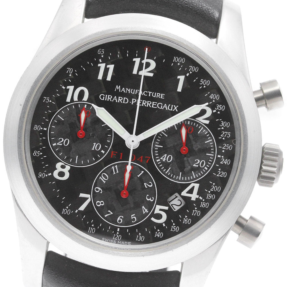 GIRARD PERREGAUX Ferrari 4955 Chronograph Black Dial Automatic Men's_841754