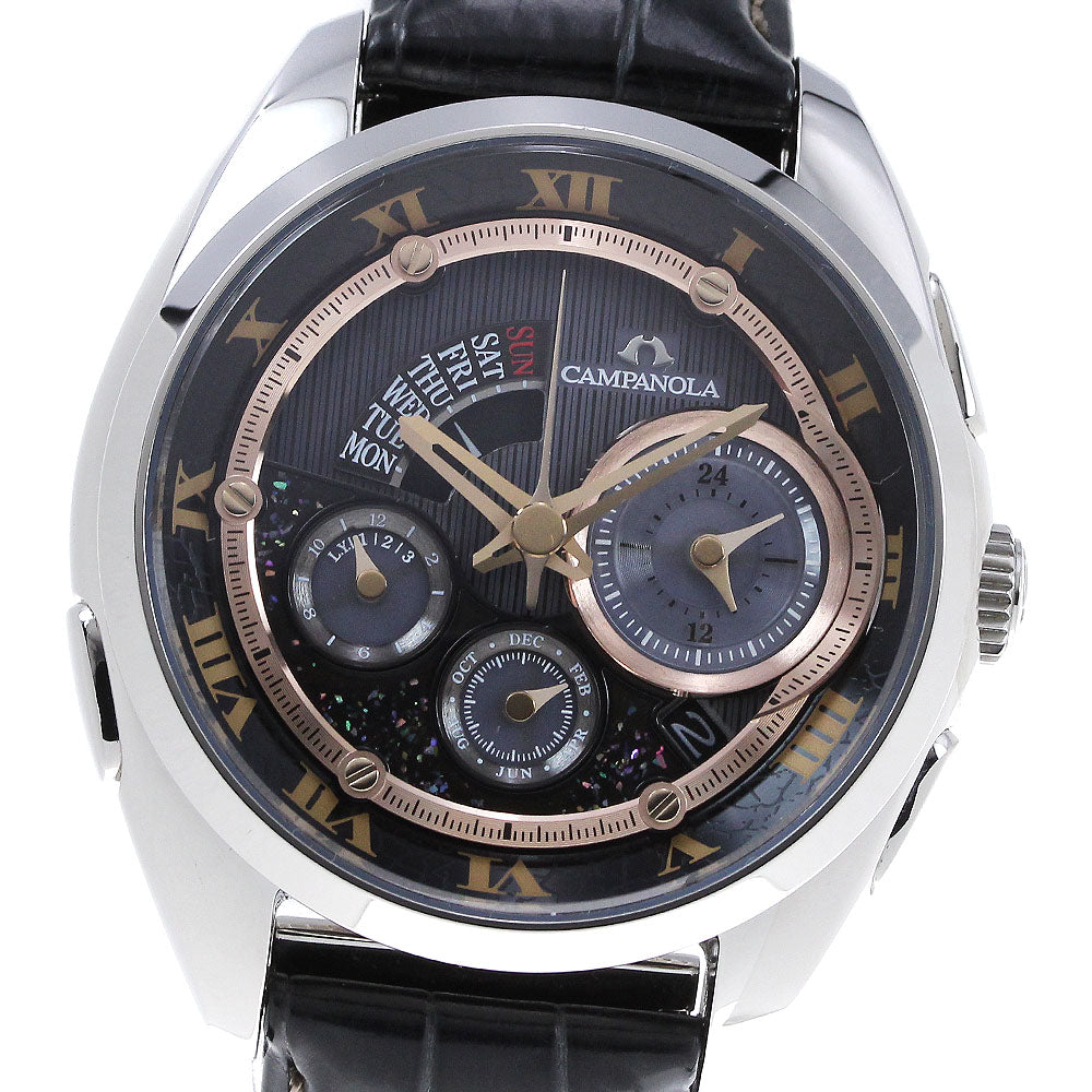 CITIZEN Campanola Konyo Grand Complication BZ0030-16F/G910-T020321 Triple calendar black Dial Solar Powered Men's Watch_841755