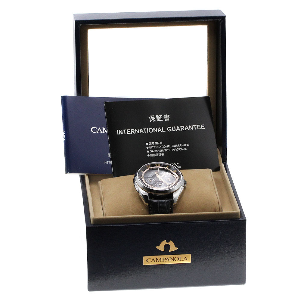 CITIZEN Campanola Konyo Grand Complication BZ0030-16F/G910-T020321 Triple calendar black Dial Solar Powered Men's Watch_841755